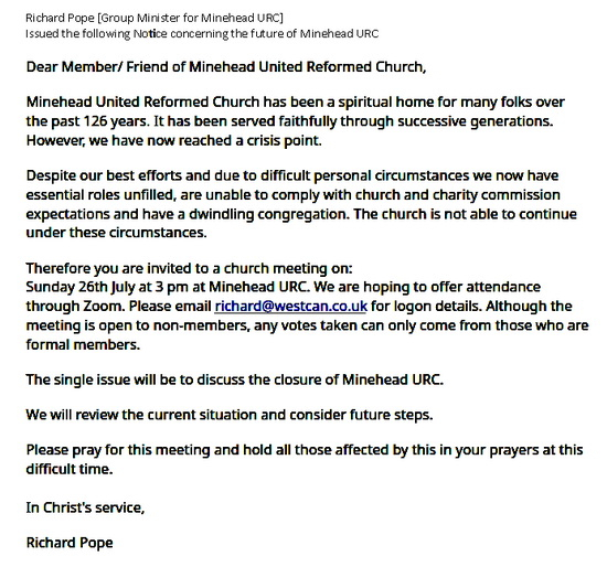 URC Closure meeting 2026