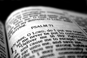 Bible - Psalm 71 - Credit: Carson Coots - http://www.flickr.com/photos/whitepaper/84280341/