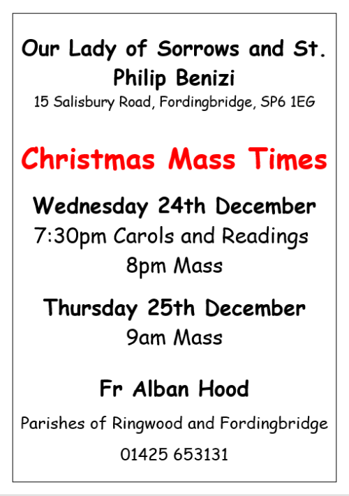 2025 Catholic Christmas