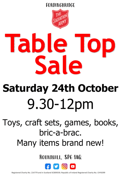 Table Top Sale