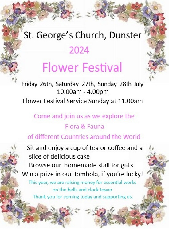 Dunster Flower Festival 2024