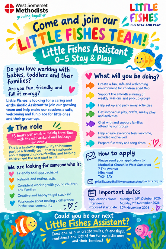 Little Fishes recruit volunteer